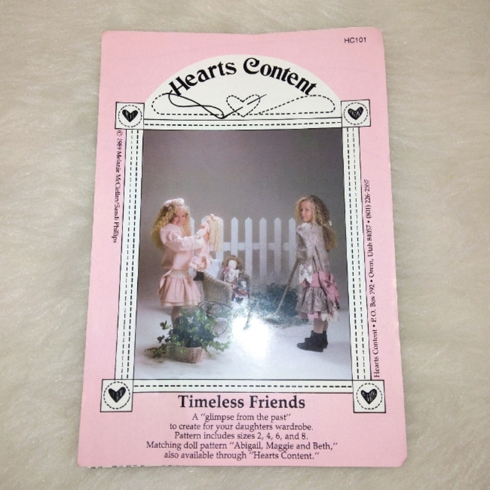 Hearts Content Old Tyne girls.dress with puffed/gathered sleeves Size 2-4-6-8